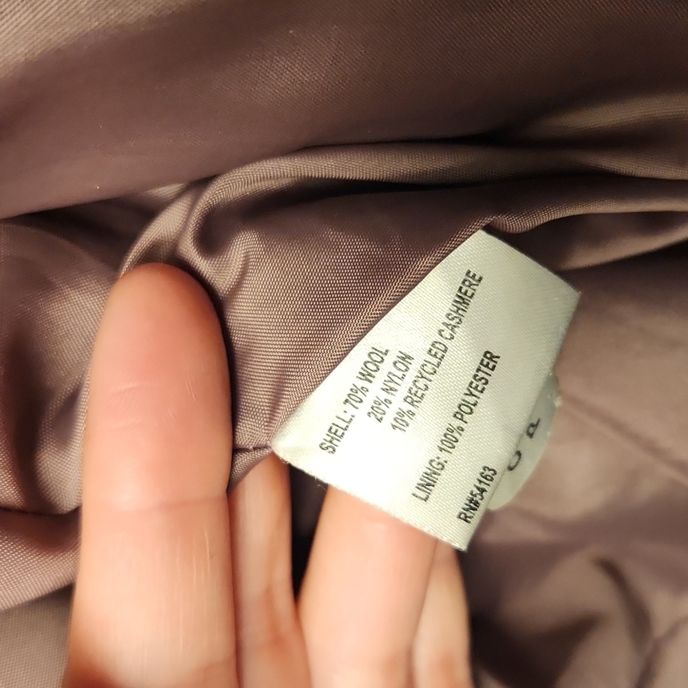 Calvin Klein Black Pea Coat - Picture 6 of 12